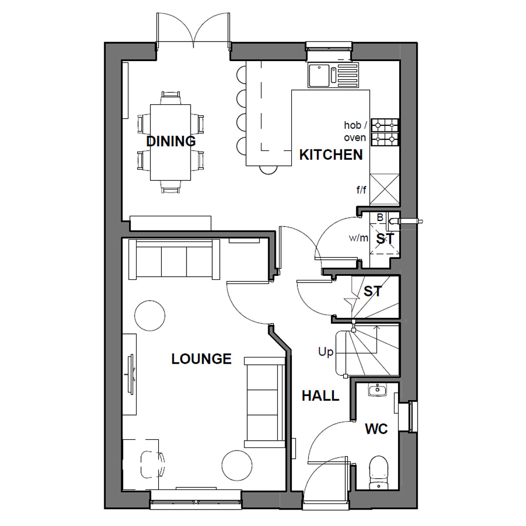 Standard Chester Ground Floorplan
